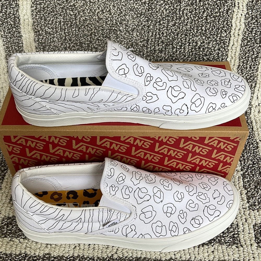 Vans Classic Slip-On U-Paint Leopard/Zebra WMNS - Picture 4 of 16